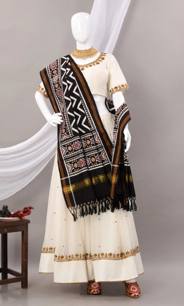 Double Ikat Patola Dupatta