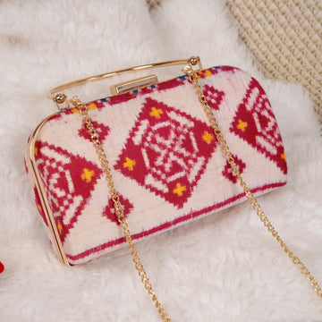Double Ikat Patola Clutch