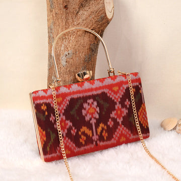 Single Ikat Patola Clutch