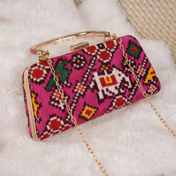 Double Ikat Patola Clutch