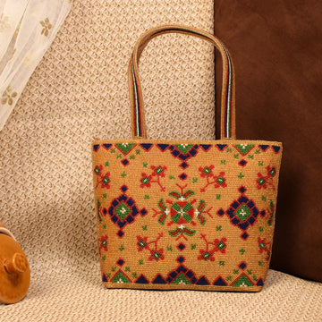 Patola Beaded Handbag