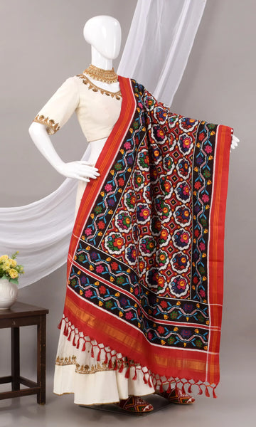 Double Ikat Patola Dupatta