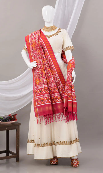 Double Ikat Patola Dupatta