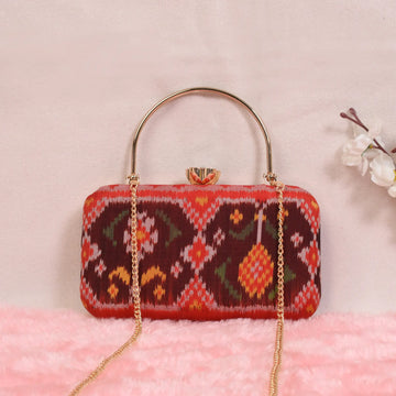 Single Ikat Patola Clutch