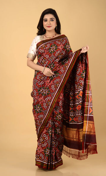 Double Ikat Patola Saree