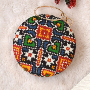 Double Ikat Patola Clutch