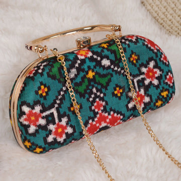 Double Ikat Patola Clutch