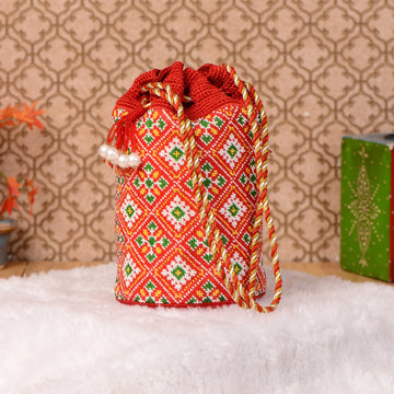 Patola Beaded Batva