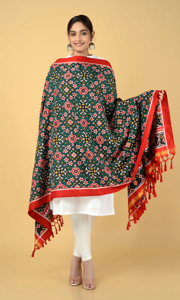 Double Ikat Patola Dupatta Nau Ratan