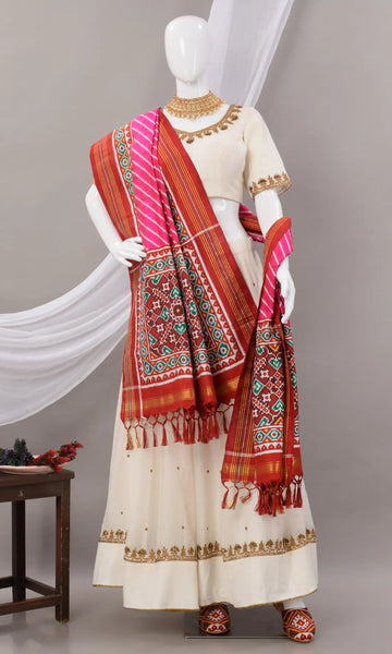 Double Ikat Patola Dupatta