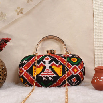 Double Ikat Patola Clutch