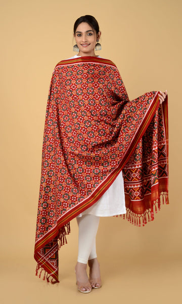 Double Ikat Patola Dupatta Chanda