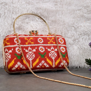 Double Ikat Patola Clutch