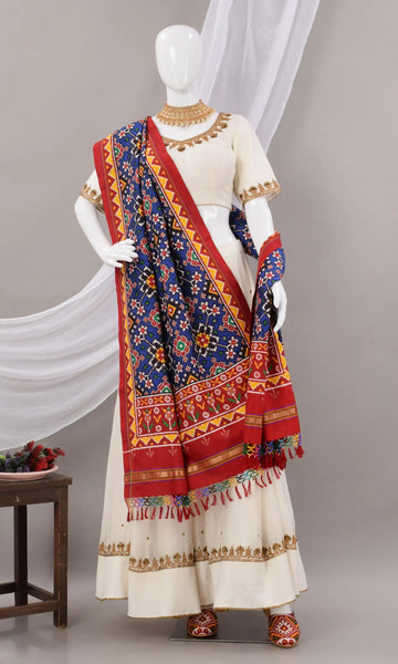 Double Ikat Patola Dupatta