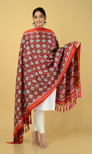 Double Ikat Patola Dupatta Chanda