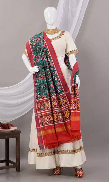 Double Ikat Patola Dupatta