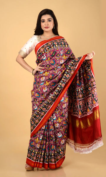 Double Ikat Patola Saree