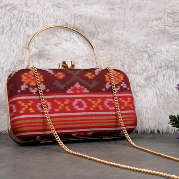 Single Ikat Patola Clutch