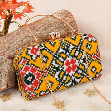 Double Ikat Patola Clutch