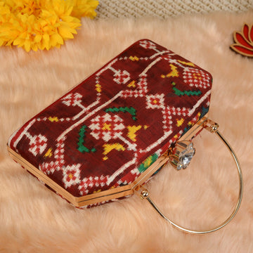 Double Ikat Patola Clutch