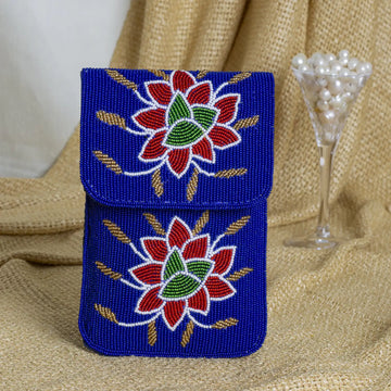 Mobile Cover Pearl Patola Beaded