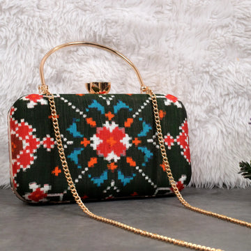 Double Ikat Patola Clutch