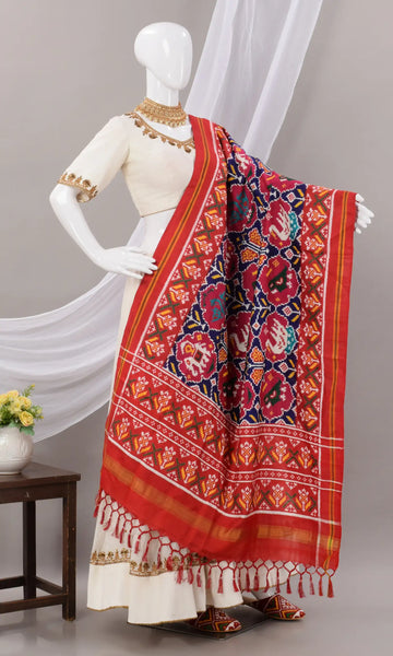 Double Ikat Patola Dupatta
