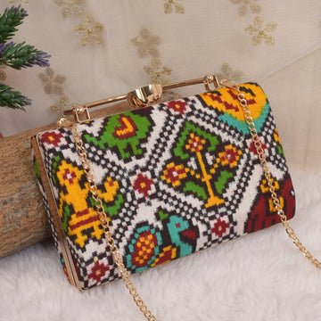 Double Ikat Patola Clutch