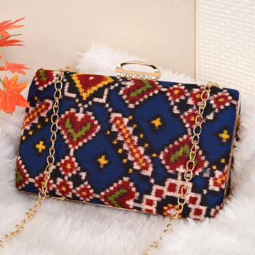 Double Ikat Patola Clutch