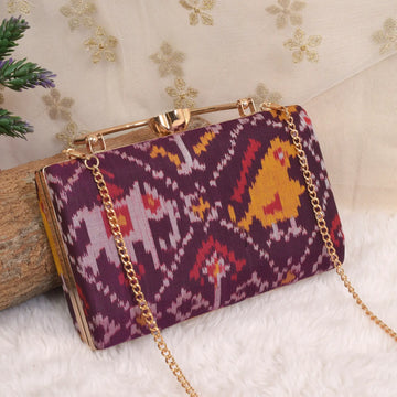 Single Ikat Patola Clutch