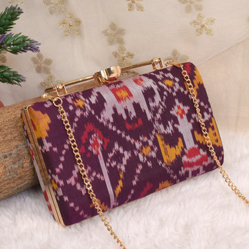 Single Ikat Patola Clutch