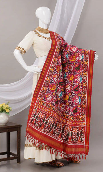 Double Ikat Patola Dupatta