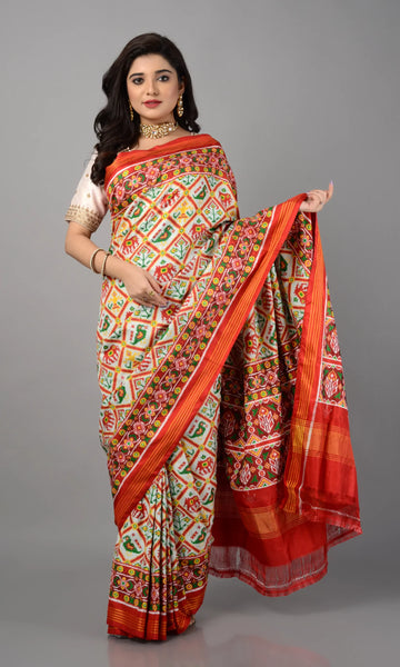 Double Ikat Patola Saree