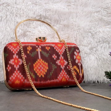 Single Ikat Patola Clutch