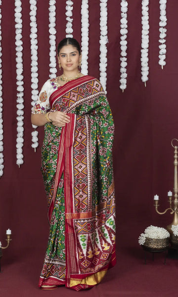 Twill Weave Patola Saree