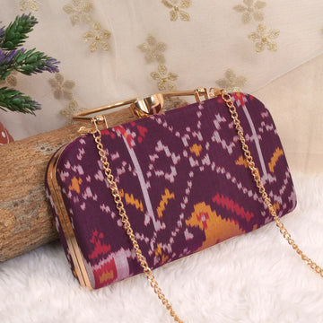 Single Ikat Patola Clutch