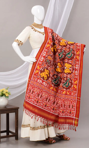 Double Ikat Patola Dupatta