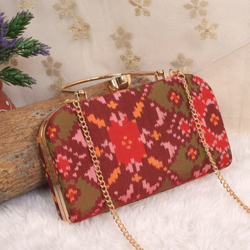 Single Ikat Patola Clutch