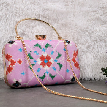 Double Ikat Patola Clutch