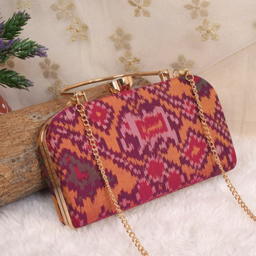 Single Ikat Patola Clutch