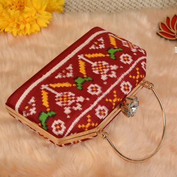 Double Ikat Patola Clutch