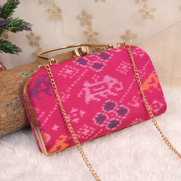 Single Ikat Patola Clutch