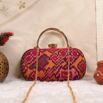 Single Ikat Patola Clutch