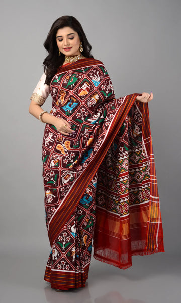 Double Ikat Patola Saree