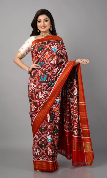 Double Ikat Patola Saree