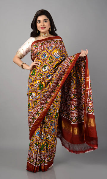 Double Ikat Patola Saree