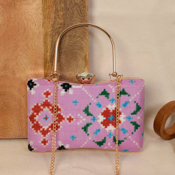 Double Ikat Patola Clutch