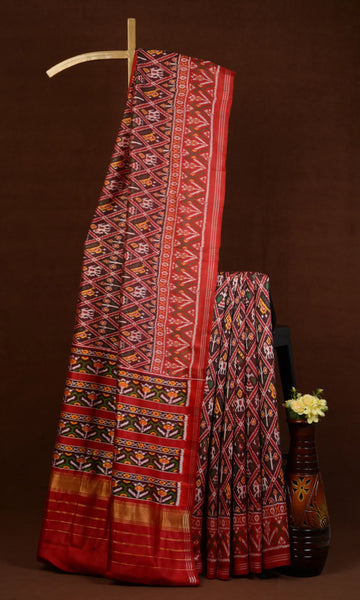 Twill Weave Patola Saree