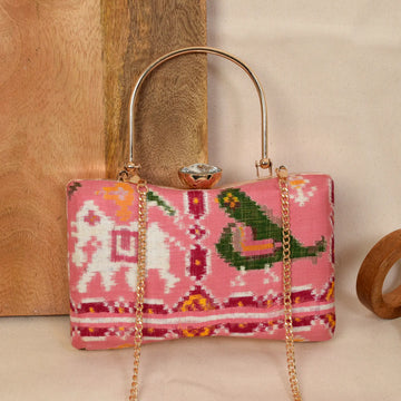 Double Ikat Patola Clutch