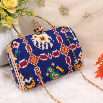Double Ikat Patola Clutch